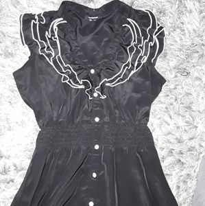 Black and White Dress Shirt